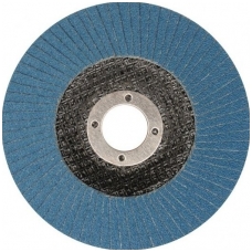 Šlifavimo diskas lapelinis išgaubtos formos ZIRCONIUM INOX P60 125X22,2mm