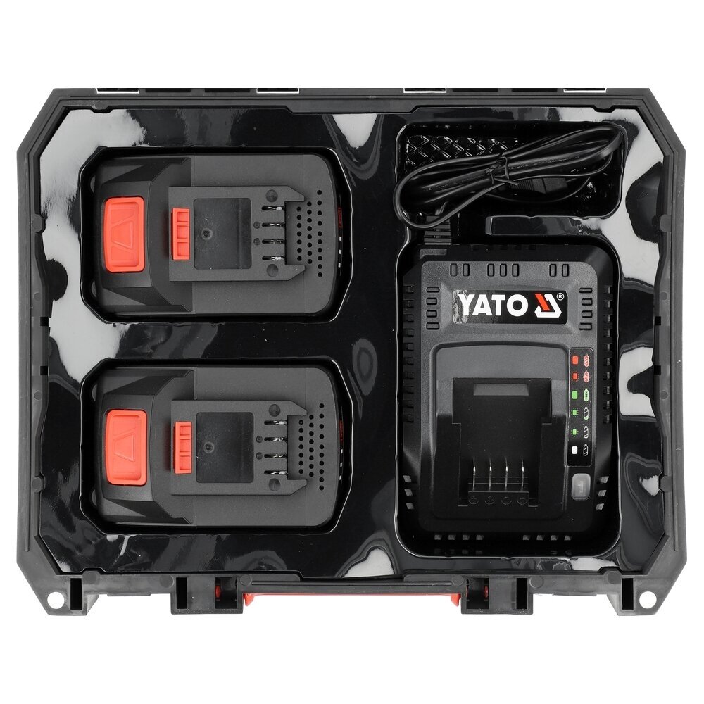 2 x 4.0 Ah baterijų ir greito 4.5A įkroviklio rinkinys 18V 1 2 x 4.0 Ah baterijų ir greito 4.5A įkroviklio rinkinys 18V 1