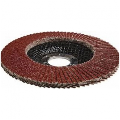 Šlifavimo diskas lapelinis išgaubtos formos P80 125X22,2mm Šlifavimo diskas lapelinis išgaubtos formos P80 125X22,2mm