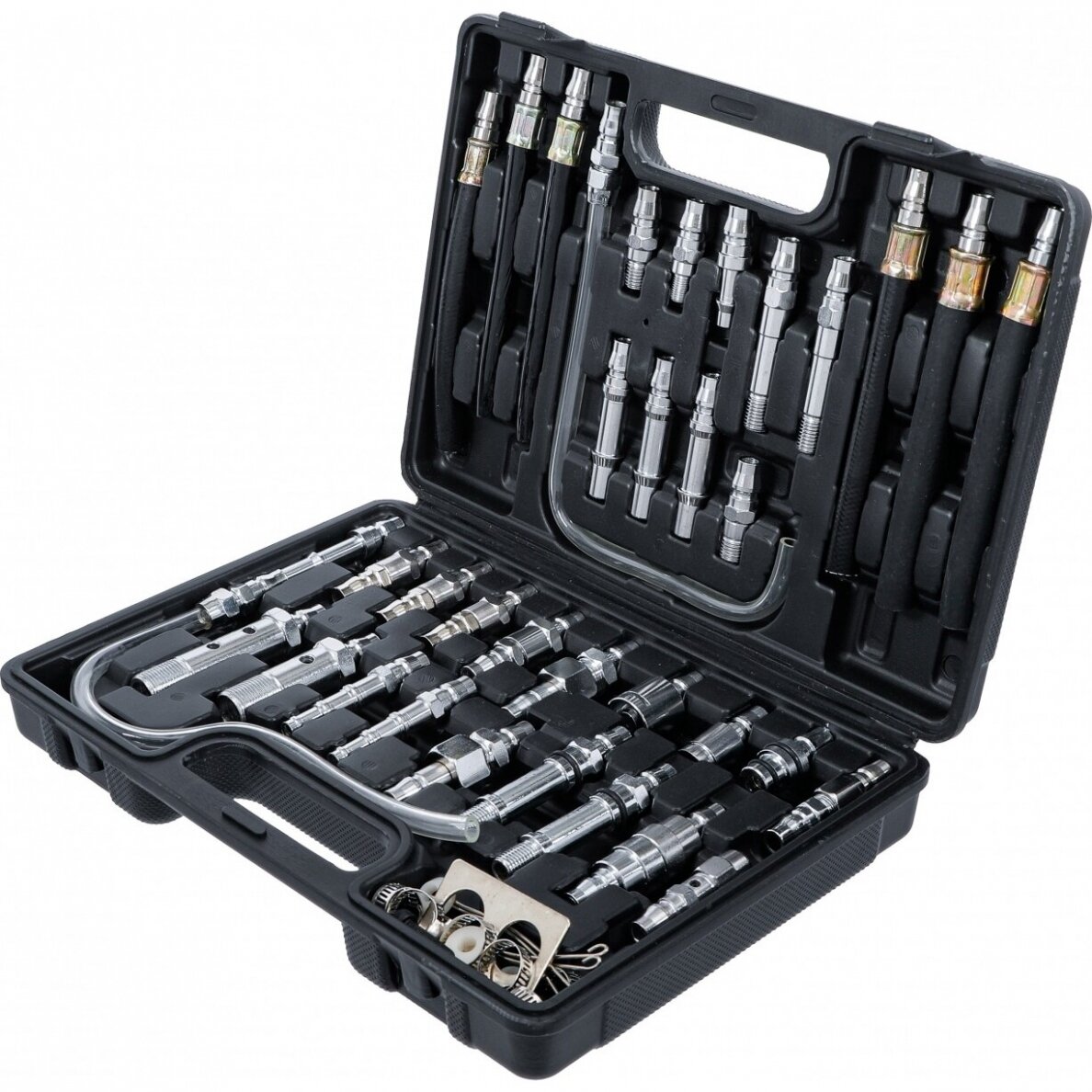 Adapterių rinkinys, automatinės pavarų dėžės alyvos keitimo ir plovimo agregatui (BGS 7082) 35vnt. 1 Adapterių rinkinys, automatinės pavarų dėžės alyvos keitimo ir plovimo agregatui (BGS 7082) 35vnt. 1