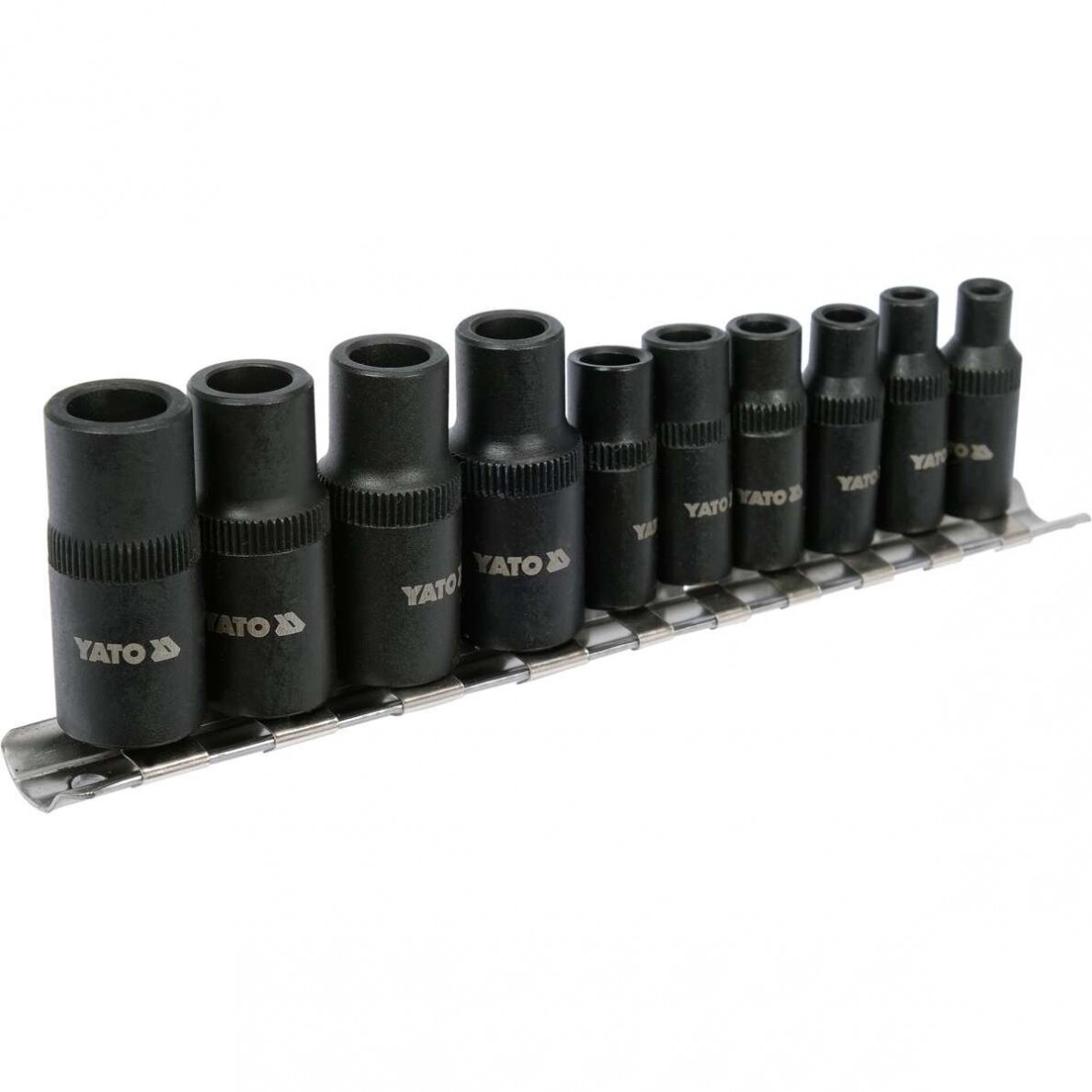 Adapterių rinkinys sriegikliams 6,3mm. (1/4") 10mm. (3/8") 10vnt.