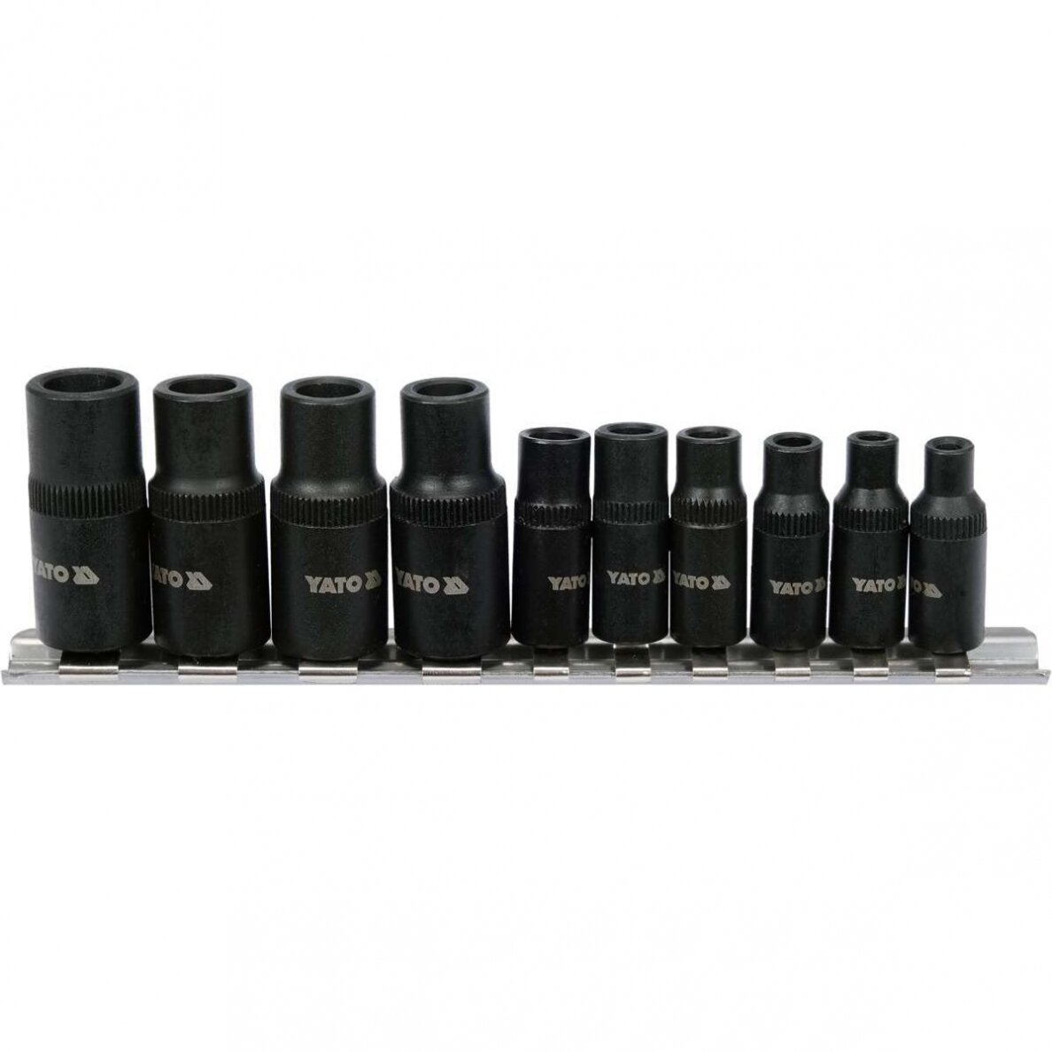 Adapterių rinkinys sriegikliams 6,3mm. (1/4") 10mm. (3/8") 10vnt. 1 Adapterių rinkinys sriegikliams 6,3mm. (1/4") 10mm. (3/8") 10vnt. 1