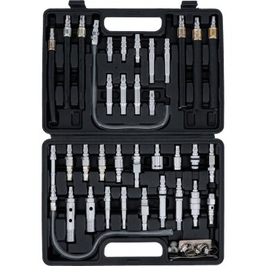 Adapterių rinkinys, automatinės pavarų dėžės alyvos keitimo ir plovimo agregatui (BGS 7082) 35vnt. Adapterių rinkinys, automatinės pavarų dėžės alyvos keitimo ir plovimo agregatui (BGS 7082) 35vnt.