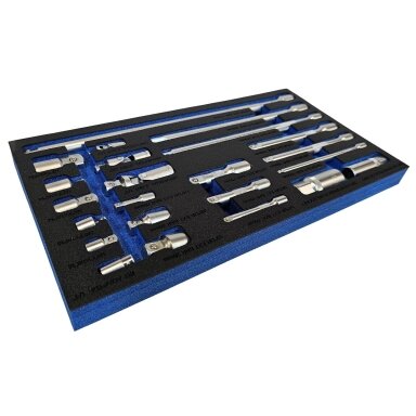 Adapterių šarnyrų ilgintuvų rinkinys 23 vnt.