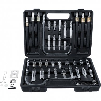 Adapterių rinkinys, automatinės pavarų dėžės alyvos keitimo ir plovimo agregatui (BGS 7082) 35vnt. 3 Adapterių rinkinys, automatinės pavarų dėžės alyvos keitimo ir plovimo agregatui (BGS 7082) 35vnt. 3