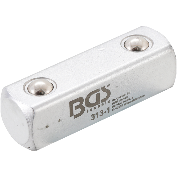 Adapteris - išorinis kvadratas 12,5 mm (1/2") 1 Adapteris - išorinis kvadratas 12,5 mm (1/2") 1