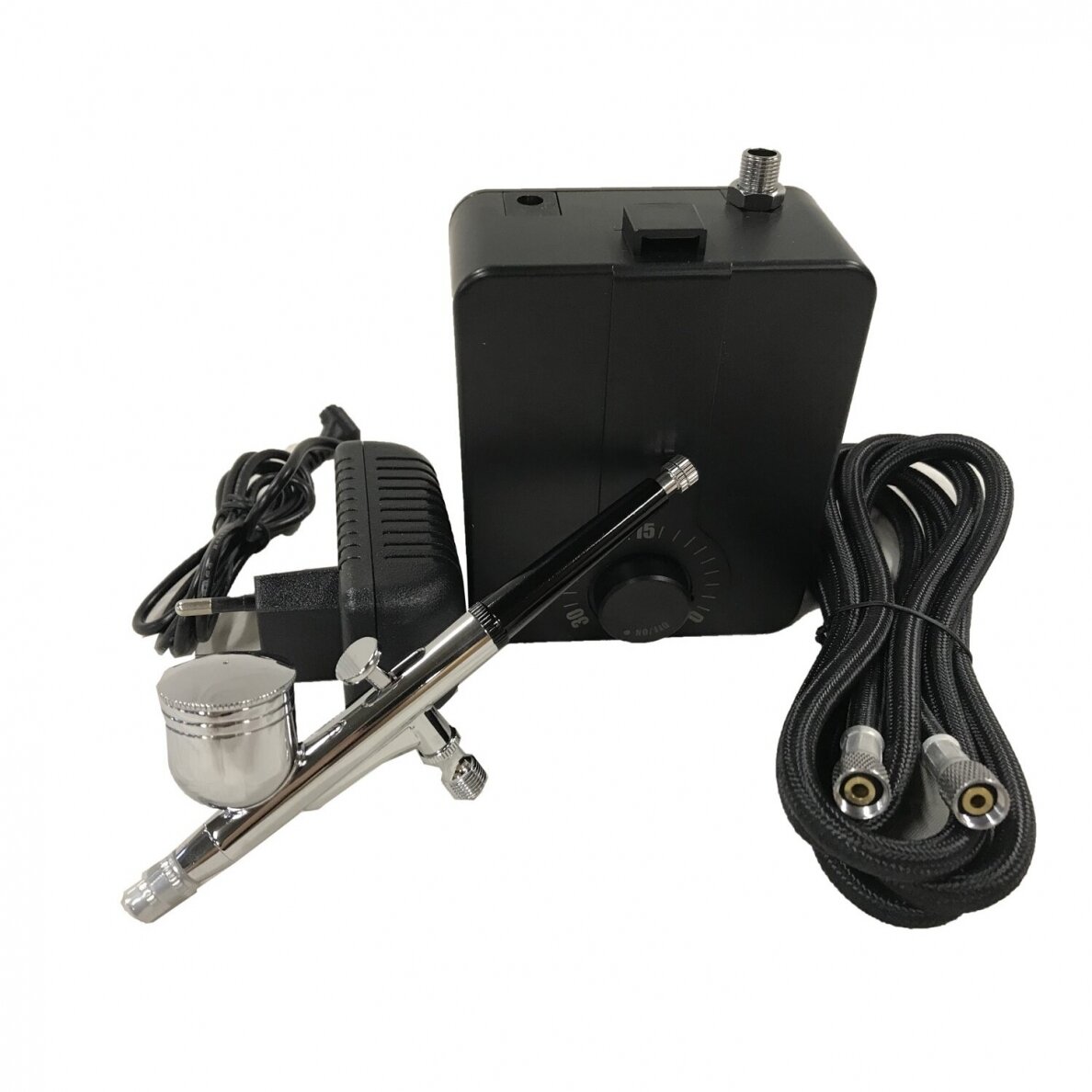 Aerografas su kompresorium neautomatinio tipo 12V 12L/min 1 Aerografas su kompresorium neautomatinio tipo 12V 12L/min 1