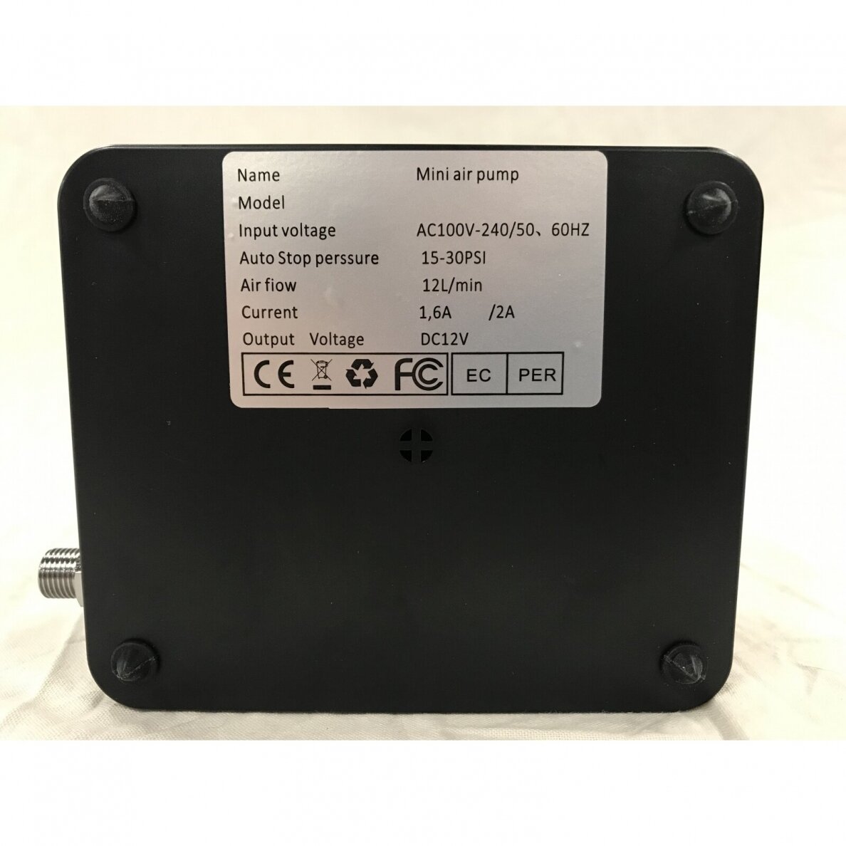 Aerografas su kompresorium neautomatinio tipo 12V 12L/min 3 Aerografas su kompresorium neautomatinio tipo 12V 12L/min 3
