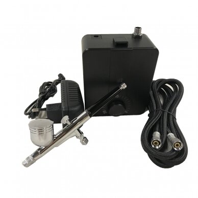 Aerografas su kompresorium neautomatinio tipo 12V 12L/min 1 Aerografas su kompresorium neautomatinio tipo 12V 12L/min 1