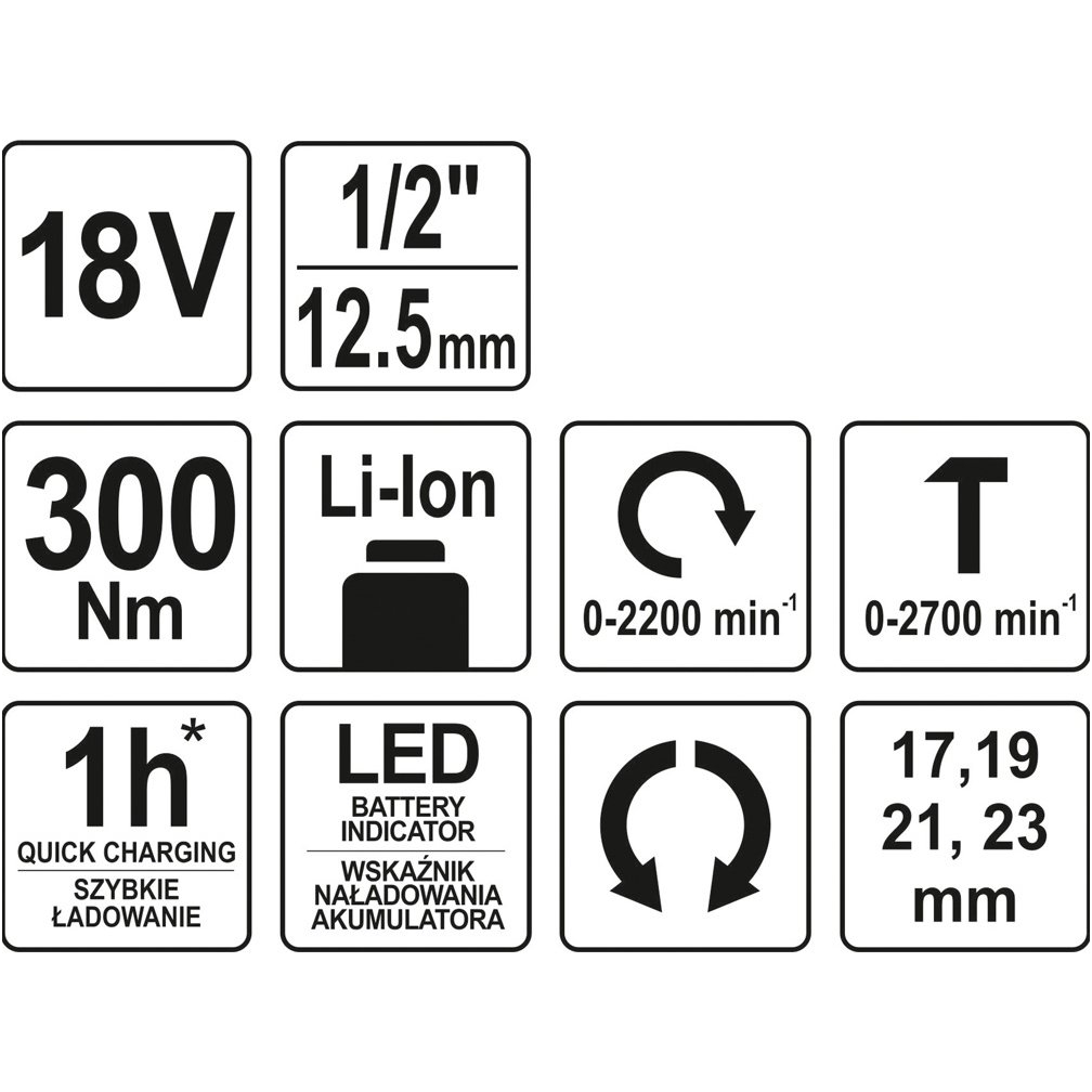 Akumuliatorinis smūginis veržliasukis 18V  300NM be baterijos 5