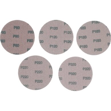 Akumuliatorinis ekscentrinis šlifuoklis 18 V 125 mm. (be baterijos) 7 Akumuliatorinis ekscentrinis šlifuoklis 18 V 125 mm. (be baterijos) 7
