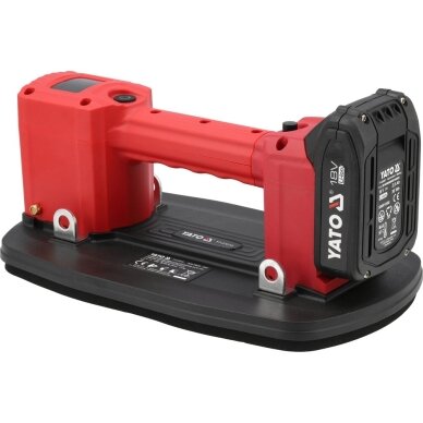 Akumuliatorinis vibracinis plytelių keltuvas su vakuuminiu siurbtuku 18 V  iki 200 kg. 4