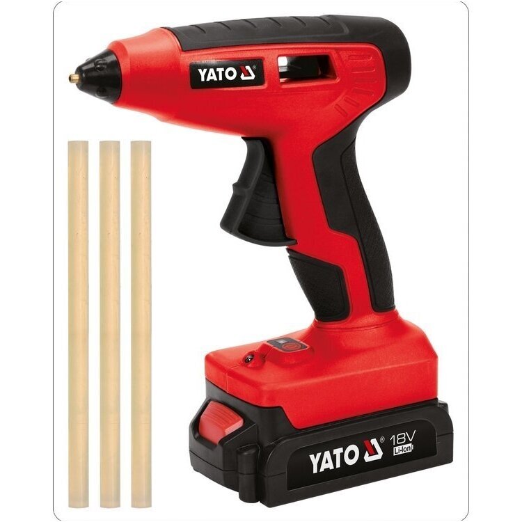 Akumuliatorinis klijavimo pistoletas 11mm. 15 sek. 18V 2 Akumuliatorinis klijavimo pistoletas 11mm. 15 sek. 18V 2