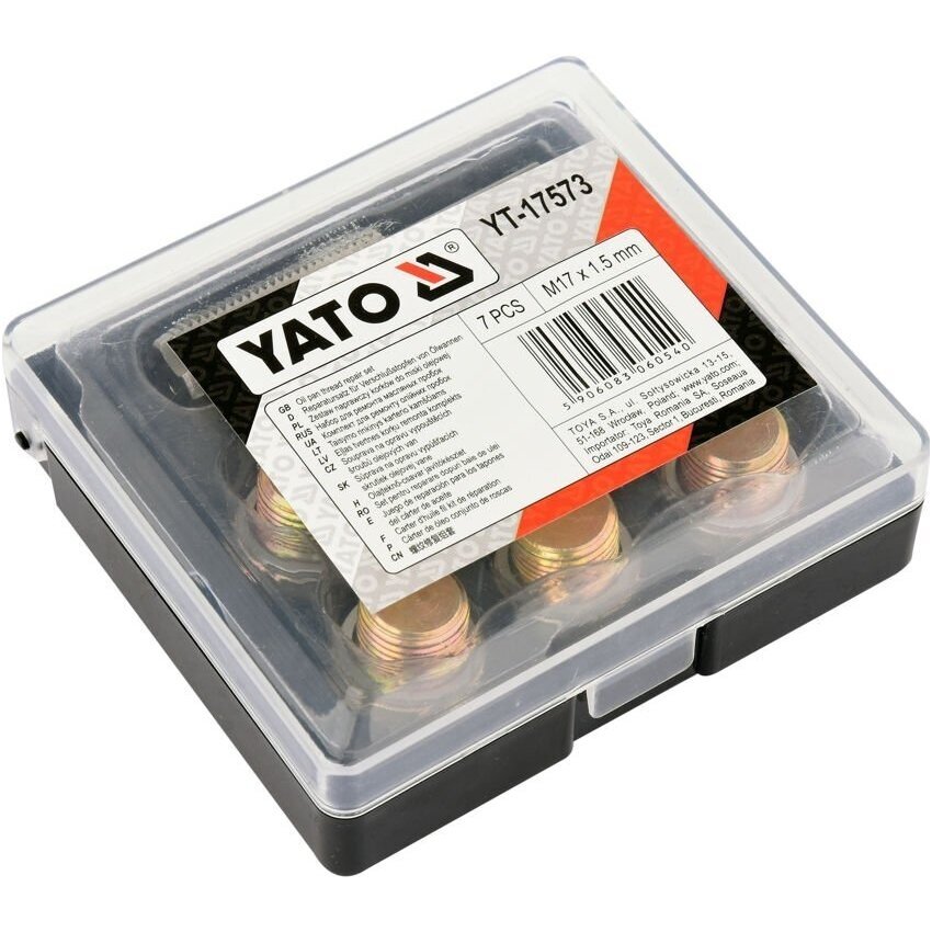 Alyvos išleidimo srauto remonto komplektas M17 x 1,5mm. 2 Alyvos išleidimo srauto remonto komplektas M17 x 1,5mm. 2