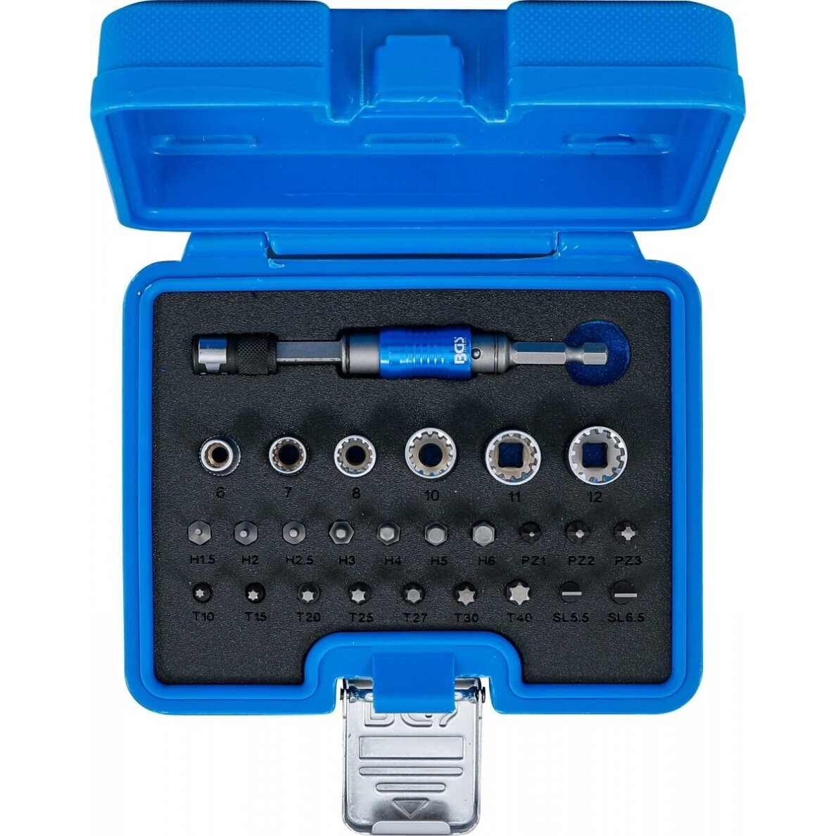 Antgalių ir galvučių rinkinys  6,3 mm (1/4")   2-in-1  26 vnt.