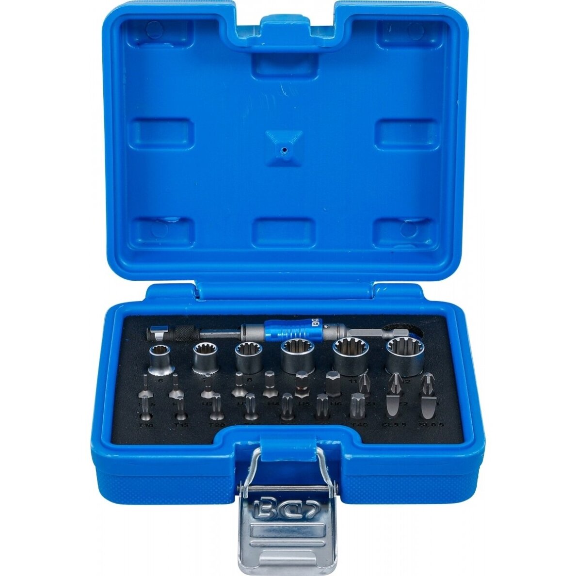 Antgalių ir galvučių rinkinys  6,3 mm (1/4")   2-in-1  26 vnt. 2