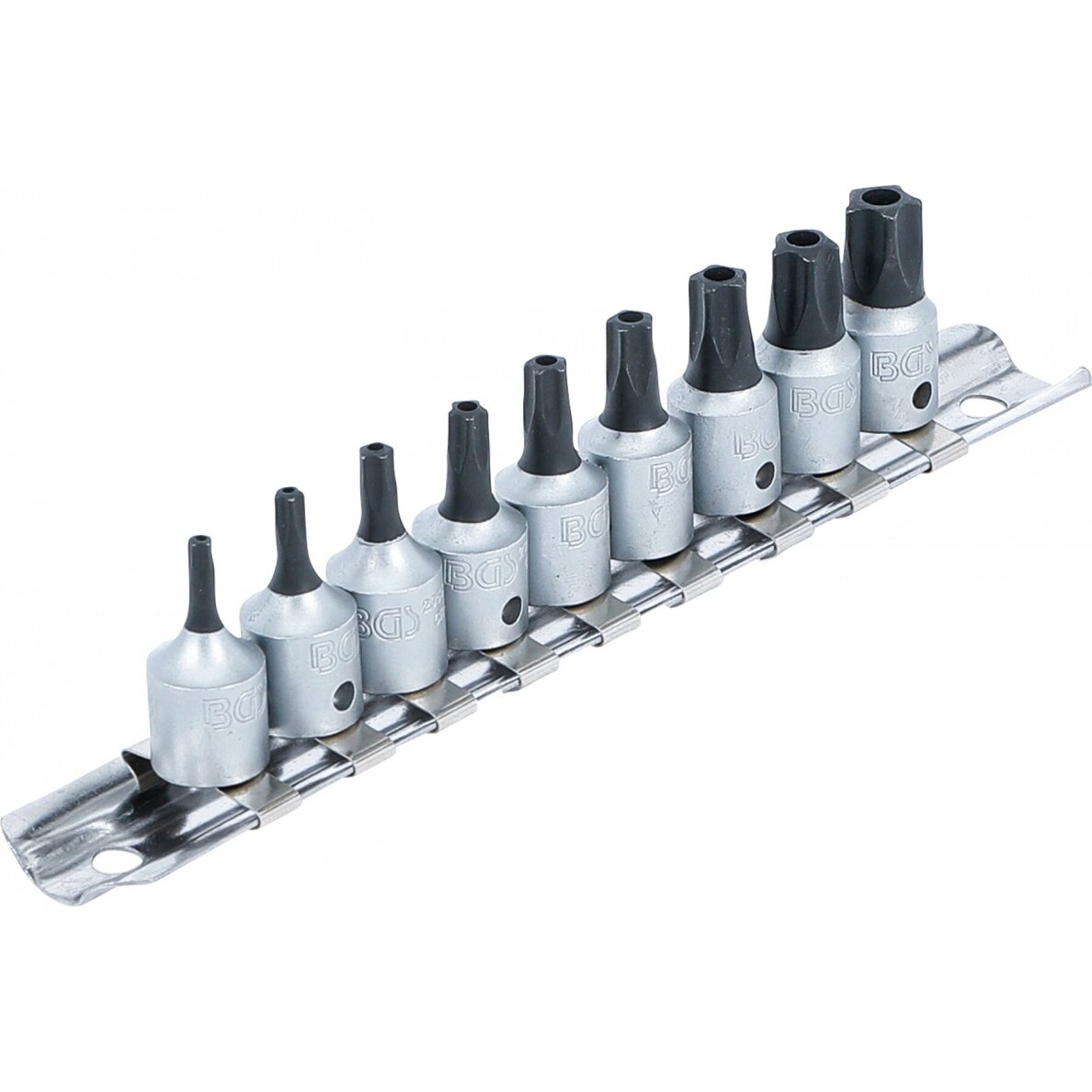 Antgalių rinkinys 6,3 mm (1/4") TS-Star (Torx Plus) TS10 - TS50 9 vnt .