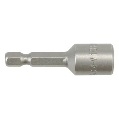 Antgalis -galvutė magnetinė CR-V, 1/4" 10x48 mm Antgalis -galvutė magnetinė CR-V, 1/4" 10x48 mm