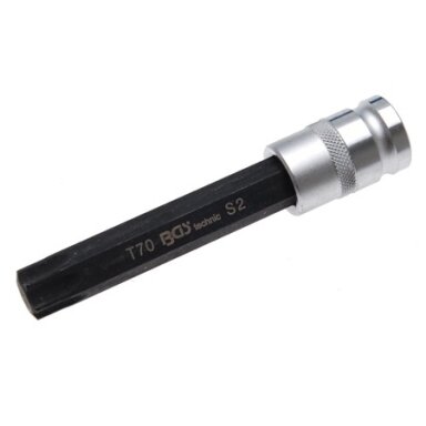 Antgalis įpresuotas į galvutę 1/2", T Star 70x120 mm Antgalis įpresuotas į galvutę 1/2", T Star 70x120 mm