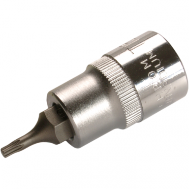 Antgalis įpresuotas į galvutę 12,5mm (1/2") T-Star (Torx) T15 Antgalis įpresuotas į galvutę 12,5mm (1/2") T-Star (Torx) T15