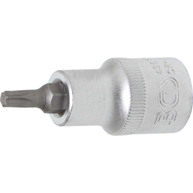 Antgalis įpresuotas į galvutę 12,5mm. (1/2") T-Star (Torx) T27 Antgalis įpresuotas į galvutę 12,5mm. (1/2") T-Star (Torx) T27
