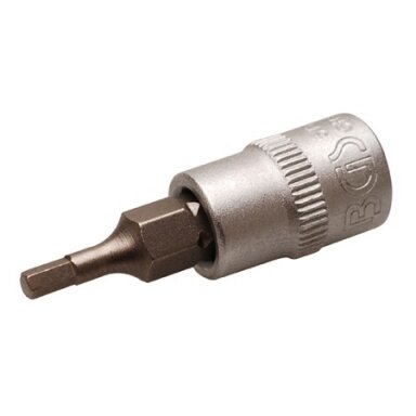 Antgalis įpresuotas į galvutę (1/4") hex šešiakampis 2.5mm. Antgalis įpresuotas į galvutę (1/4") hex šešiakampis 2.5mm.