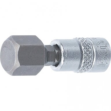 Antgalis įpresuotas į galvutę (1/4") hex šešiakampis 12mm. Antgalis įpresuotas į galvutę (1/4") hex šešiakampis 12mm.
