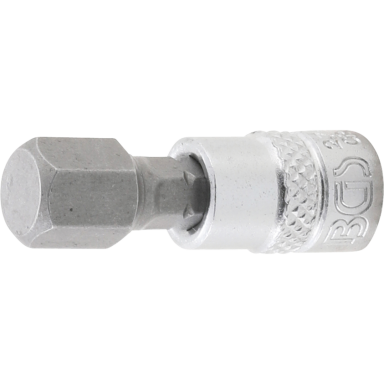 Antgalis įpresuotas į galvutę (1/4") hex šešiakampis 3/8"