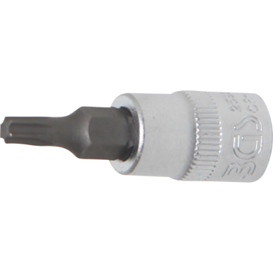 Antgalis įpresuotas į galvutę (1/4") T-Star (Torx) T20