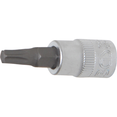 Antgalis įpresuotas į galvutę (1/4") T-Star (Torx) T27