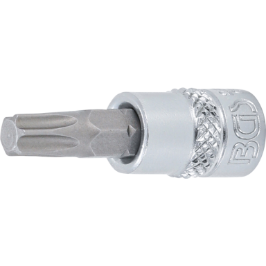 Antgalis įpresuotas į galvutę (1/4") T-Star (Torx) T35