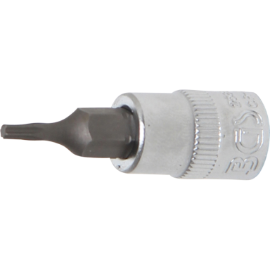 Antgalis įpresuotas į galvutę (1/4") T-Star (Torx) T8