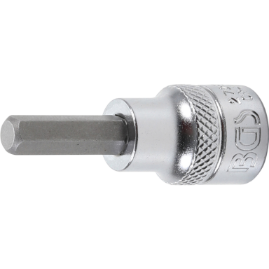 Antgalis įpresuotas į galvutę (3/8") Hex šešiakampis 1/4"