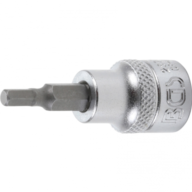 Antgalis įpresuotas į galvutę (3/8") hex šešiakampis 4mm.