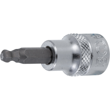 Antgalis įpresuotas į galvutę (3/8") hex šešiakampis su šarnyru 5mm.