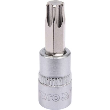 Antgalis įpresuotas į galvutę 6.3 mm. (1/4") T-Star (Torx) T40