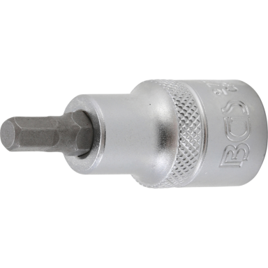 Antgalis įpresuotas į galvutę ilgis 55mm.(1/2") hex šešiakampis 1/4"