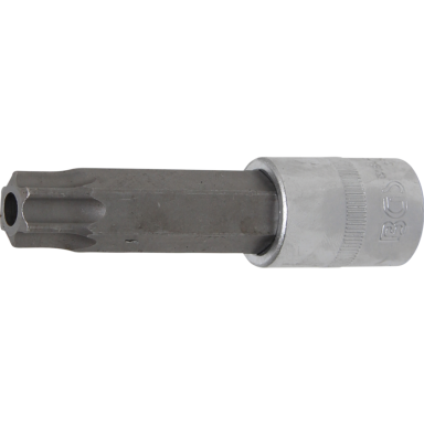 Antgalis įpresuotas į galvutę lgis 100mm.12,5mm (1/2") T-Star su skyle (Torx) T80