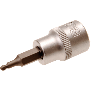 Antgalis įpresuotas į galvutę šarnyrinis 3/8", HEX 3mm