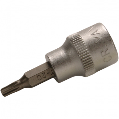 Antgalis įpresuotas į galvutę su skyle 3/8" T20