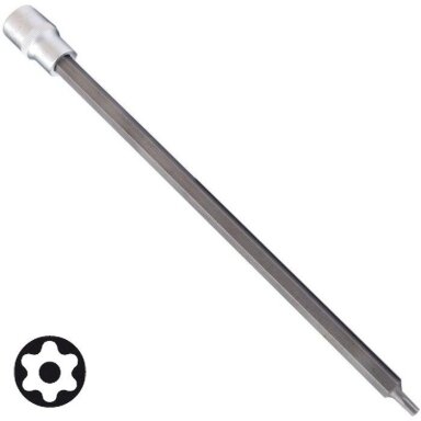 Antgalis įpresuotas į galvutę T30x300 mm, su skyle Antgalis įpresuotas į galvutę T30x300 mm, su skyle
