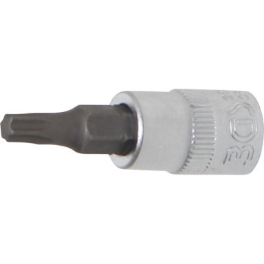 Antgalis įpresuotas į galvutę(1/4") T-Star (Torx) T25
