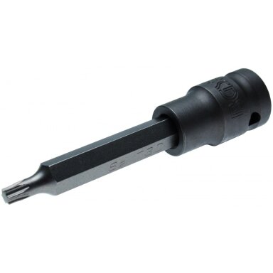Antgalis smūginis ilgis 100 mm 12,5 mm (1/2") T-Star (Torx ) T30 Antgalis smūginis ilgis 100 mm 12,5 mm (1/2") T-Star (Torx ) T30