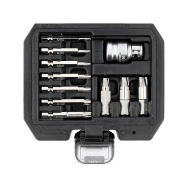Antgalių rinkinys sugadintiems T-Star (Torx) su skyle   11 vnt.