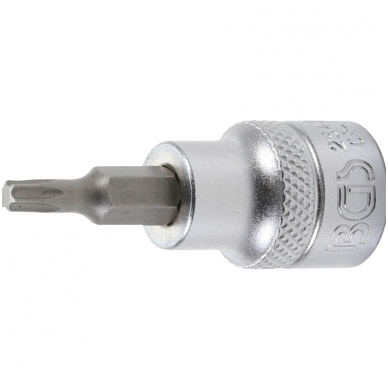 Antgalis įpresuotas į galvutę (3/8") T-Star (Torx) T15 Antgalis įpresuotas į galvutę (3/8") T-Star (Torx) T15