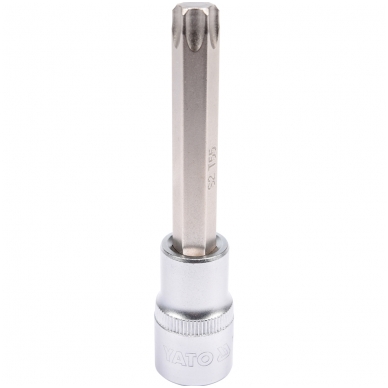 Antgalis įpresuotas į galvutę 1/2", S2, 100mm, T55 Antgalis įpresuotas į galvutę 1/2", S2, 100mm, T55