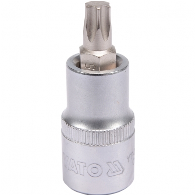 Antgalis įpresuotas į galvutę 1/2", T45 x 55mm Antgalis įpresuotas į galvutę 1/2", T45 x 55mm