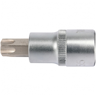 Antgalis įpresuotas į galvutę 1/2", T55 x 55 mm. 1 Antgalis įpresuotas į galvutę 1/2", T55 x 55 mm. 1