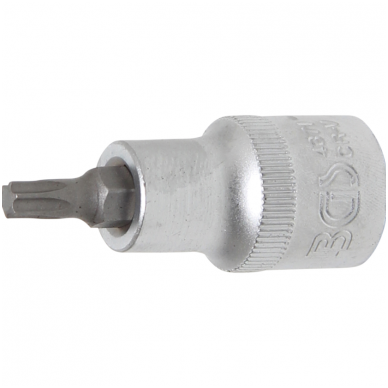 Antgalis įpresuotas į galvutę 12,5mm (1/2") T-Star (Torx) T30 Antgalis įpresuotas į galvutę 12,5mm (1/2") T-Star (Torx) T30