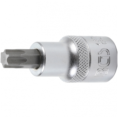 Antgalis įpresuotas į galvutę 12.5mm (1/2") T-Star (Torx) T50 Antgalis įpresuotas į galvutę 12.5mm (1/2") T-Star (Torx) T50